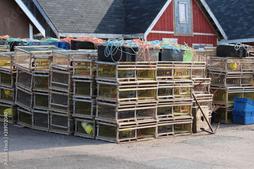 Lobster traps in PEI