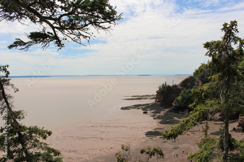 Low tide at the Bay of Fundy