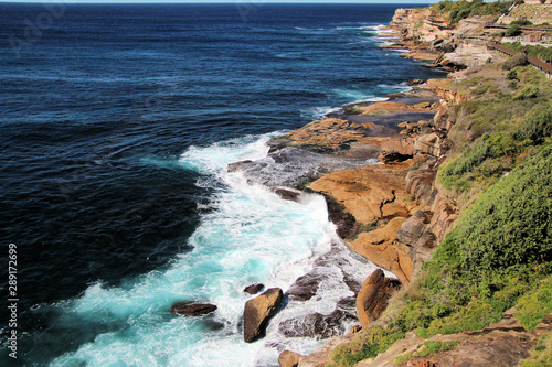 Coastal Cliffs Bondi to Bronte Walk Sydney Australia