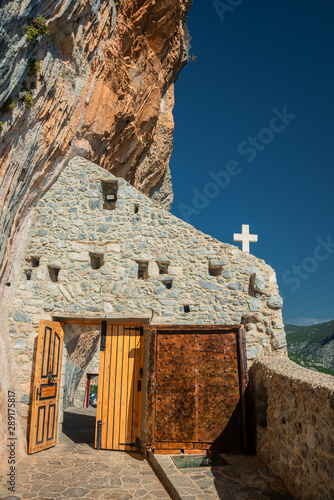 The Monastery of Panagia Elona in the Parnon Mountains in Kynouria photo