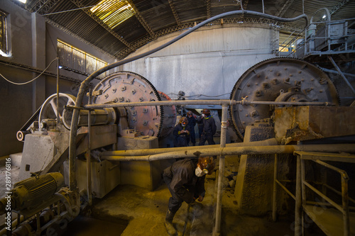 The mine of the mountains of Potosì