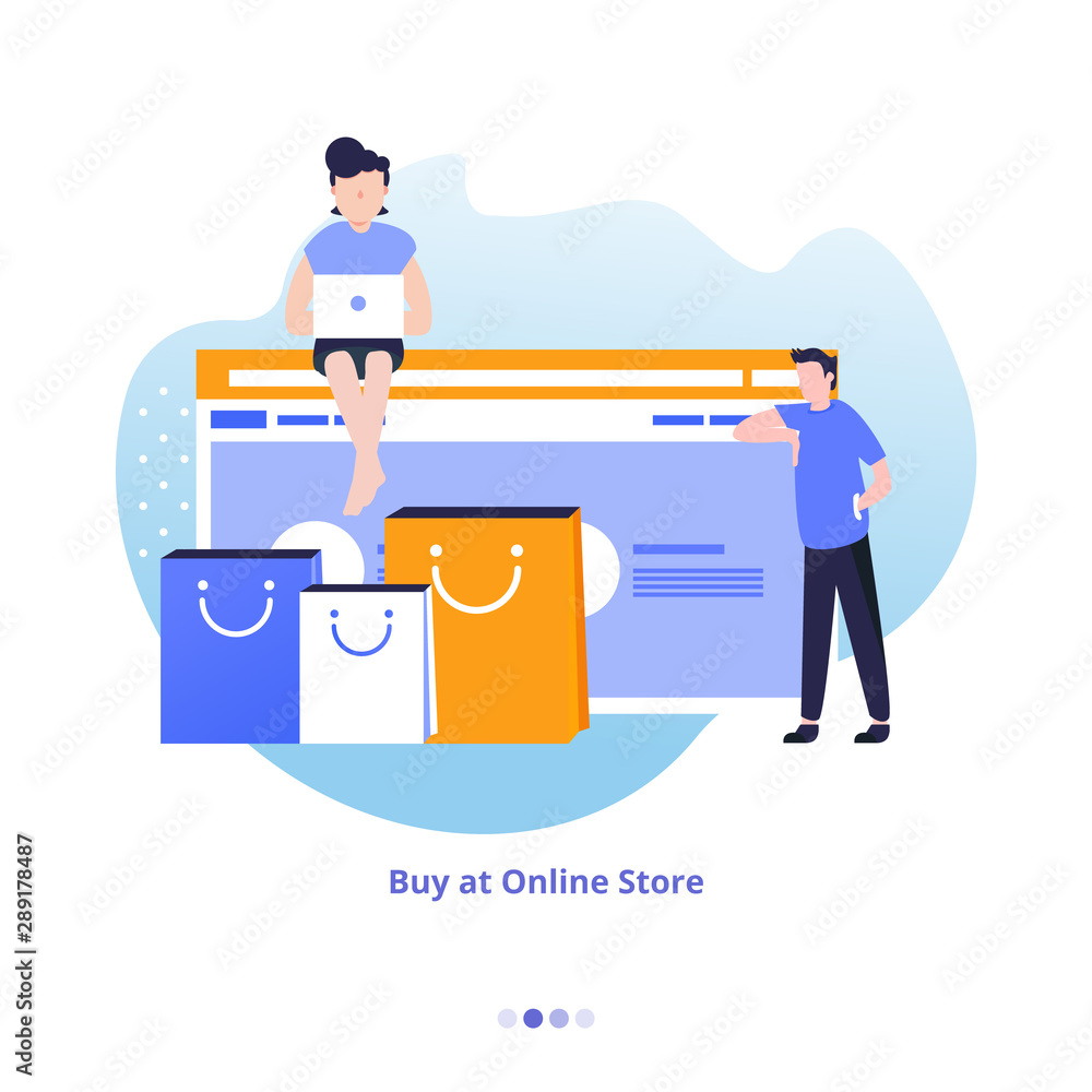 Buy item at online store