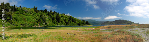 Fotografie Stone Lagoon At Humboldt Lagoons State Park California USA