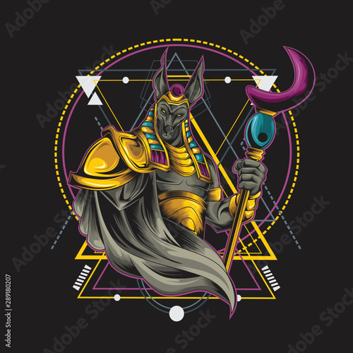 anubis illustration design