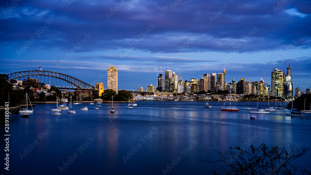 Sydney Harbour at Sunset