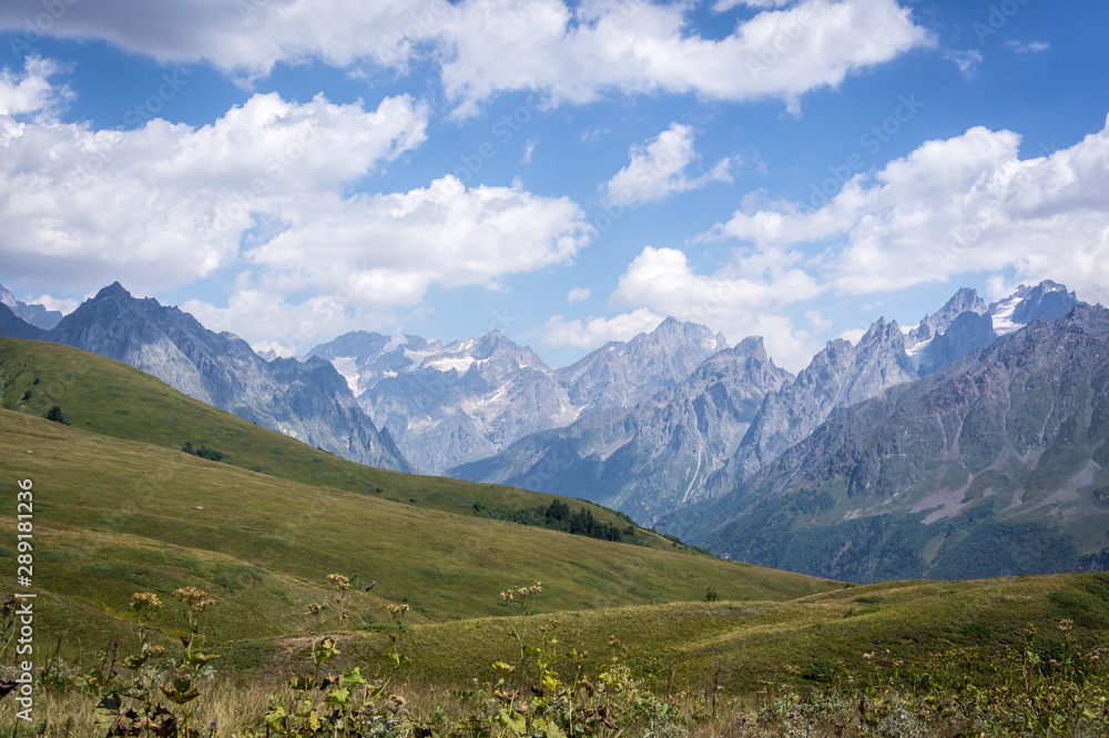 Montagnes du Grand Caucase en Svanétie, Géorgie