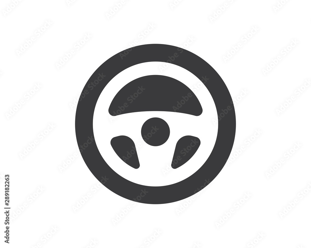 steering wheel logo icon vector illustration steering wheel logo icon vector illustration