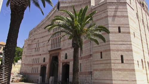 The Basilica of the Annunciation - the main shrine of Nazareth, Israel