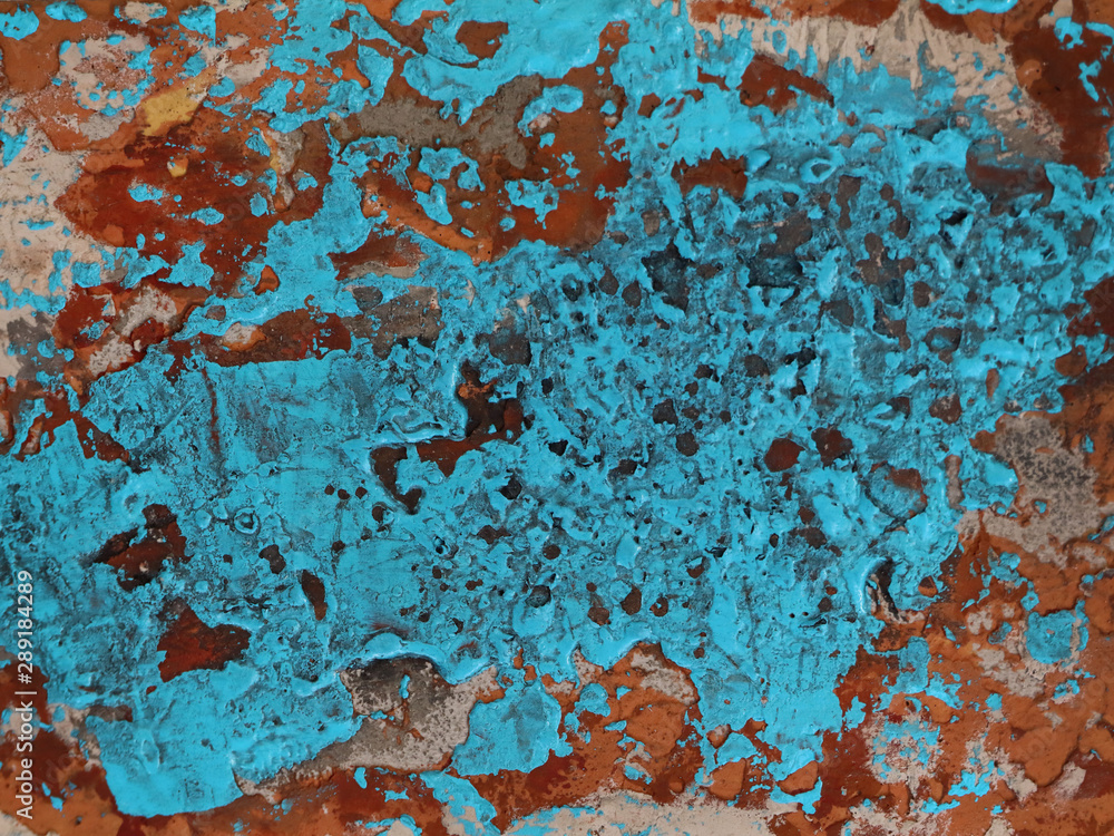 Fototapeta premium Old paint on concrete surface
