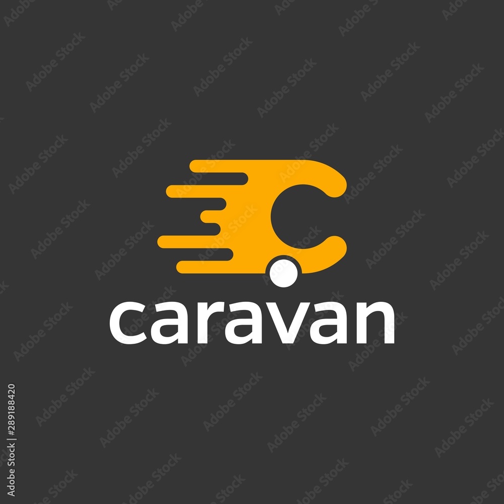 initials C logo - vector on a dark background initials C logo - vector on a dark background