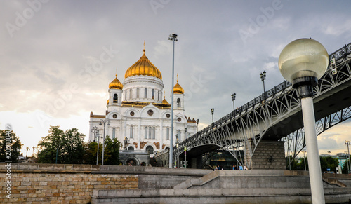 Photography cathedral of christ the savior in moscow