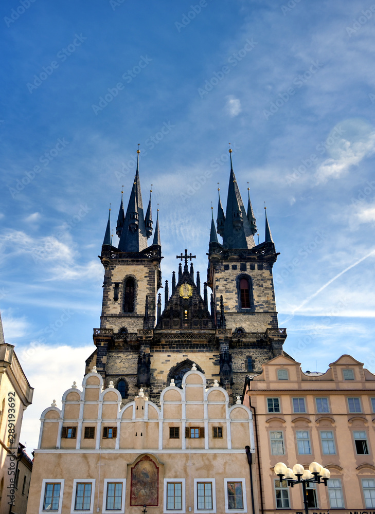 The Church of Our Lady before Tyn, is a gothic church located in the Old Town Square of Prague, Czech Republic.