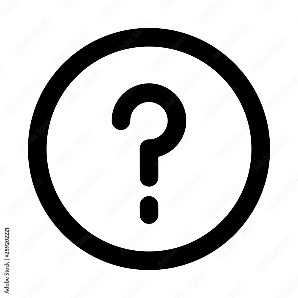 line circle question icon vectors line circle question icon vectors