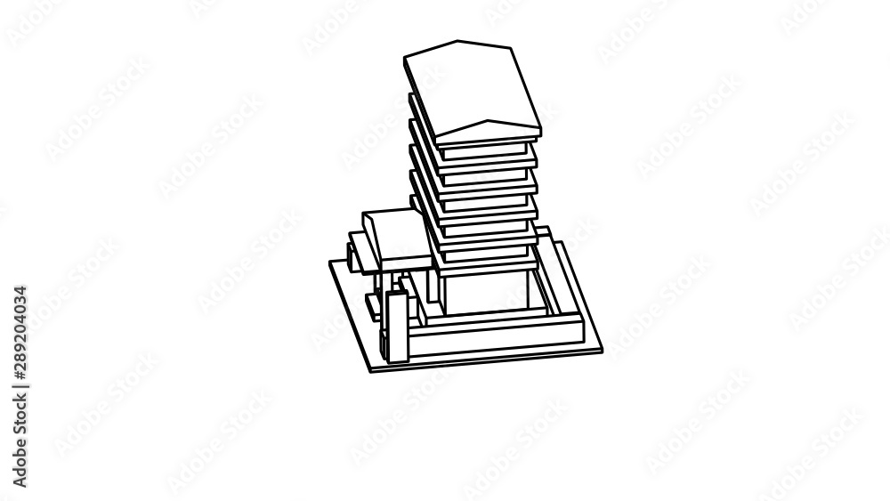 coloring page of a building coloring page of a building