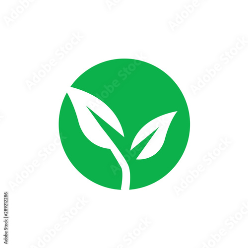 Eco green vector. Eco friendly icon. Recycle logo vector. Packaging Renewable symbol. Green Environmentally sign