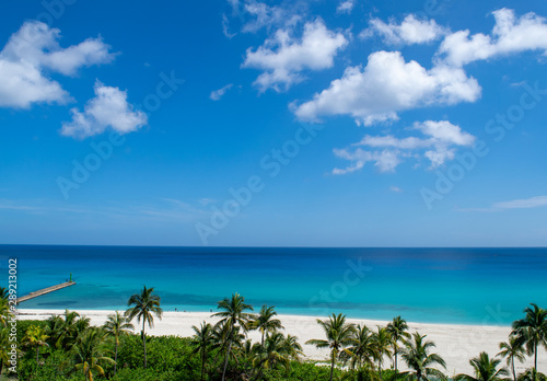 Vista de playa caleta  Varadero Cuba