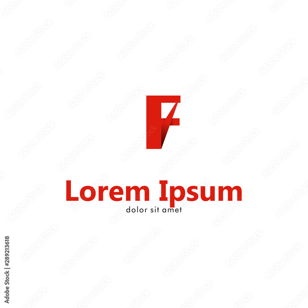 F Letter Logo with an Arrow Piercing it F Letter Logo with an Arrow Piercing it