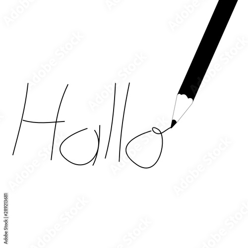 Hallo schreiben
