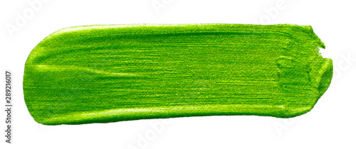 Vector green metallic paint texture isolated on white - acrylic banner for Your design