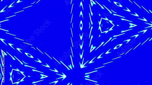 Abstract patterned background in various shapes flashing and changing color photo