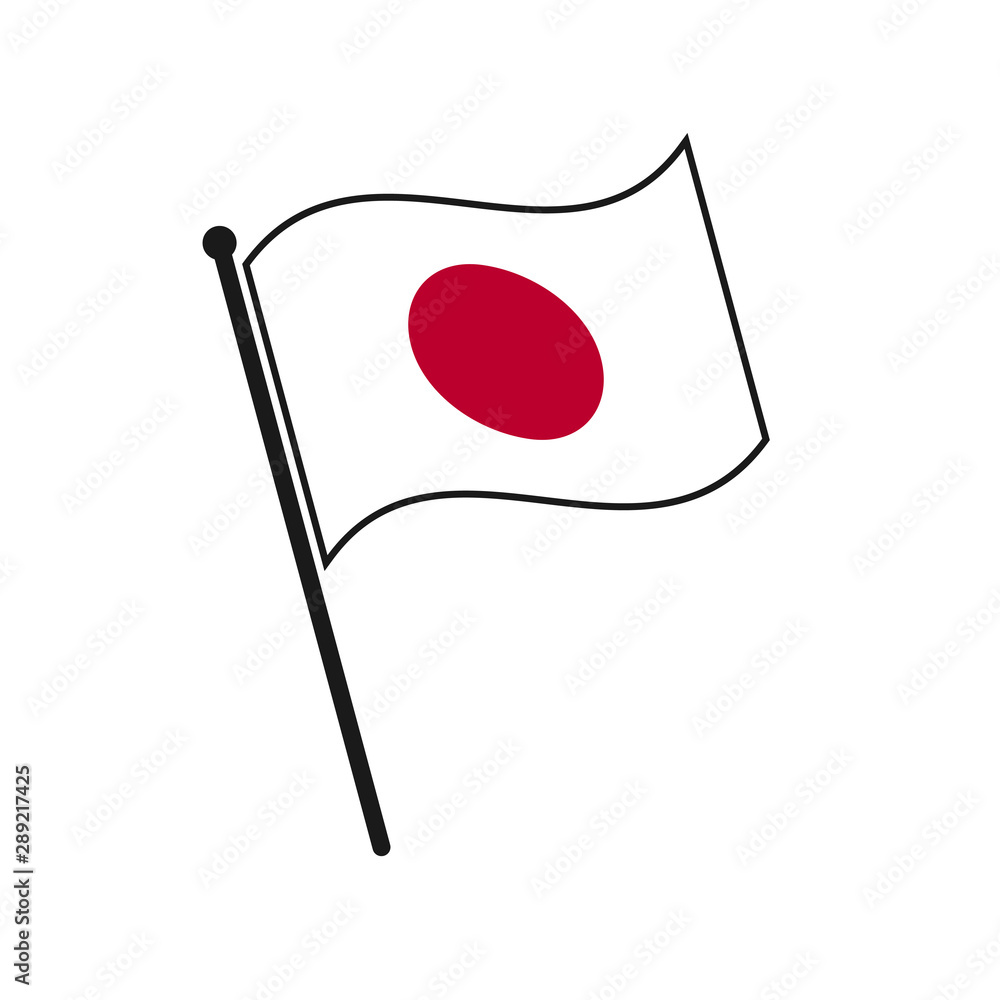 Simple flag isolated Simple flag isolated