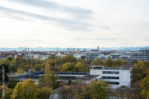 The Luitpold park near Olympic Park in Munich - Bavaria - Germany