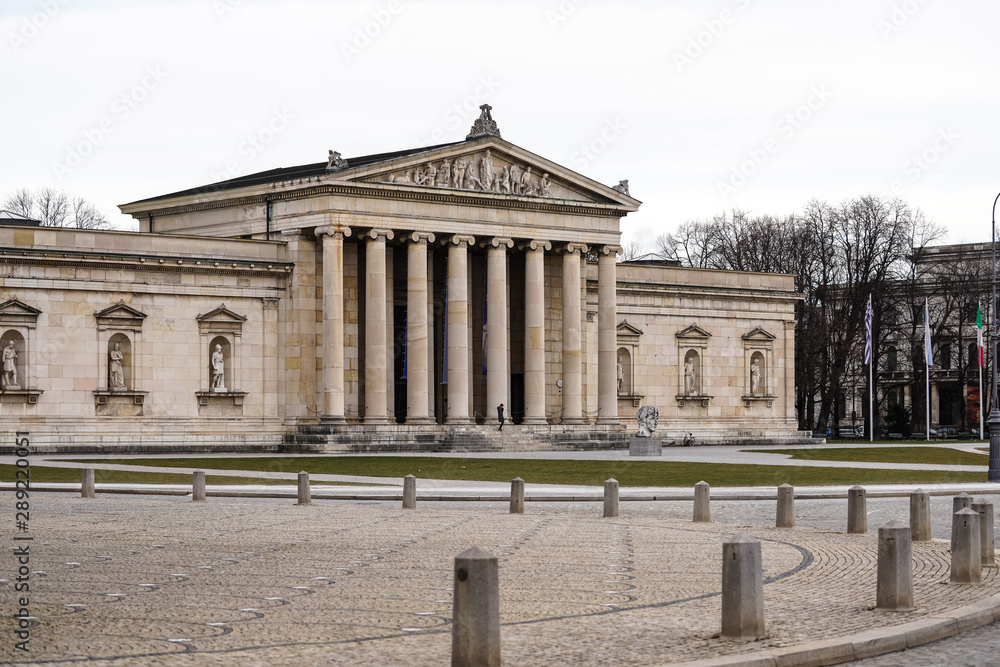 Obraz premium Konigsplatz - Kings Square, state capital Munich, Bavaria, Munich, Germany