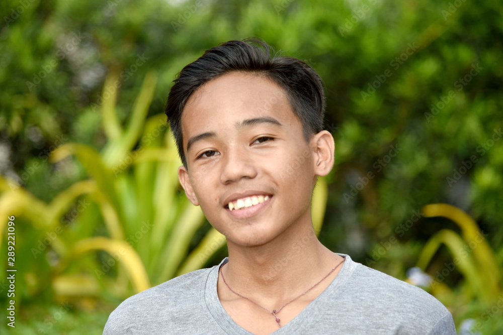 A Smiling Handsome Minority Boy A Smiling Handsome Minority Boy