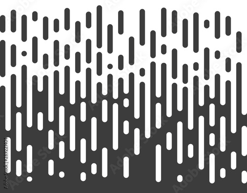 Halftone transition pattern background. Irregular rounded lines. Vector illustration.