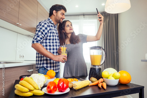 Canvas Print healthy and eco lifestyle