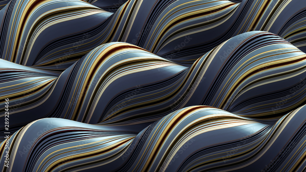 Elegant line background. 3d illustration, 3d rendering. Elegant line background. 3d illustration, 3d rendering.