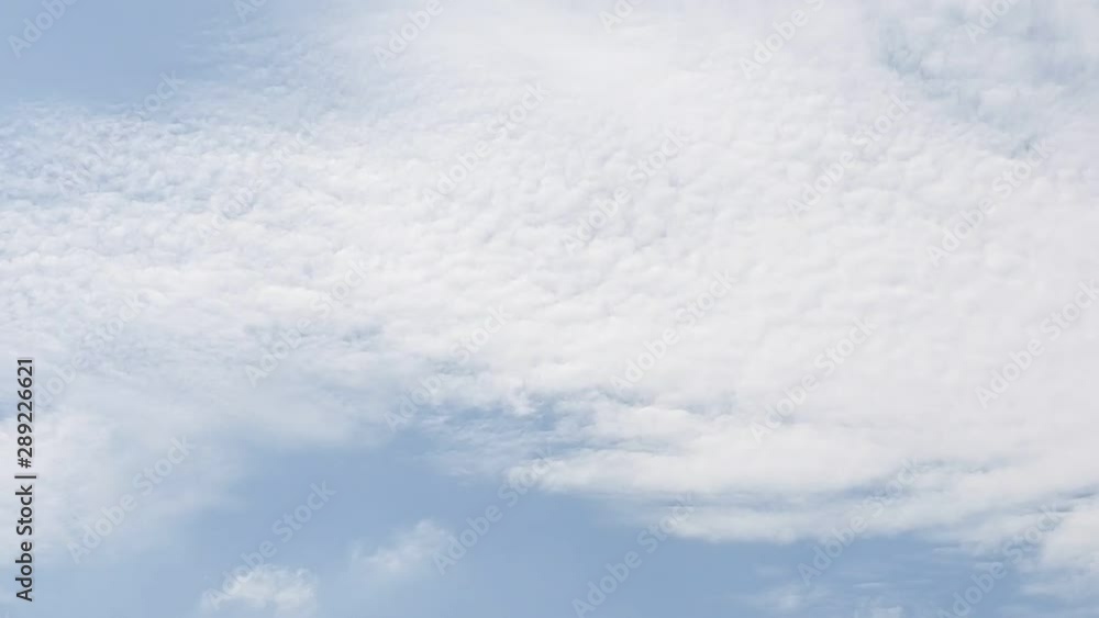 Clouds motion in blue sky Clouds motion in blue sky