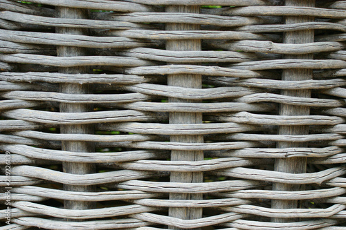 wicker background. wicker wall of an old rural house