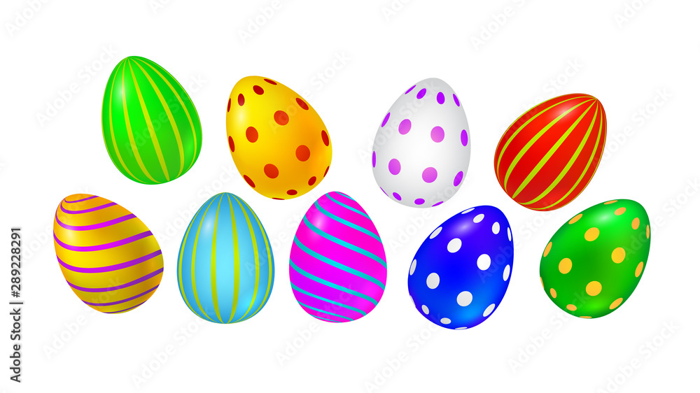 Easter holiday poster design.