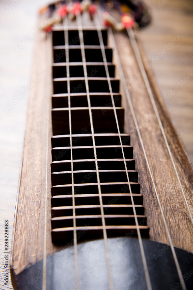 Geomungo is a Korean traditional instrument. Geomungo is a Korean traditional instrument.