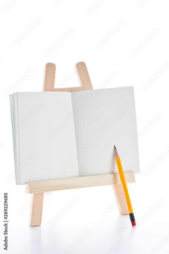 Easel on white background Easel on white background