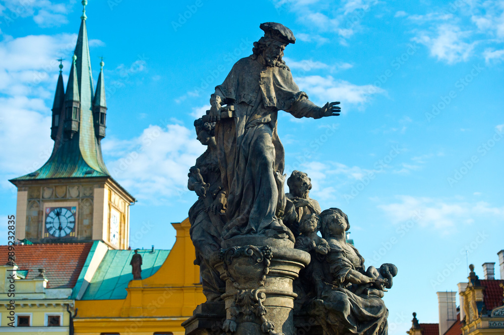 Town bridge tower in Prague, Czech republic, central Europe. Town bridge tower in Prague, Czech republic, central Europe.