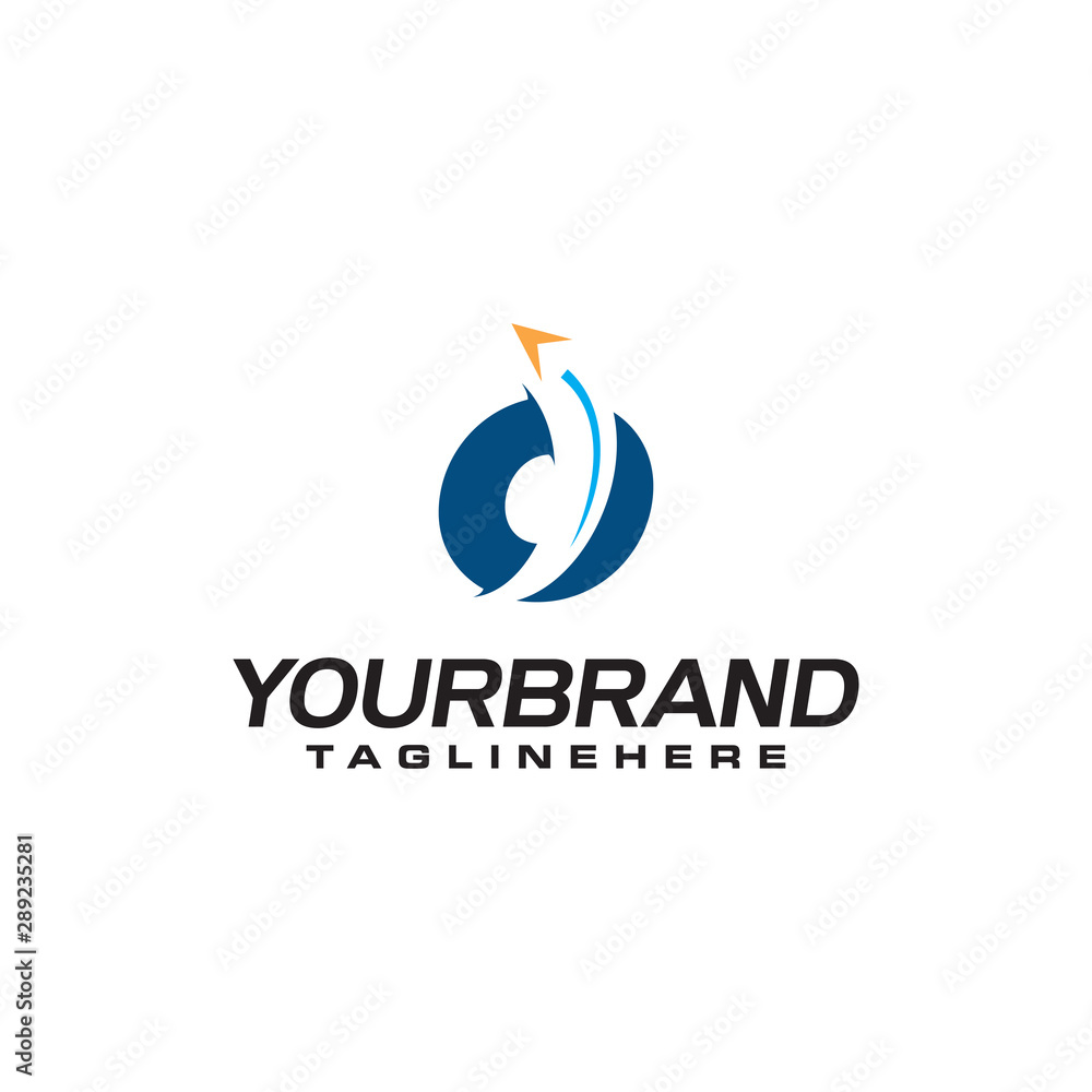 initial letter O logo with arrow shape, letter B travel business logo template initial letter O logo with arrow shape, letter B travel business logo template