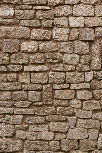 texture of the old stone wall