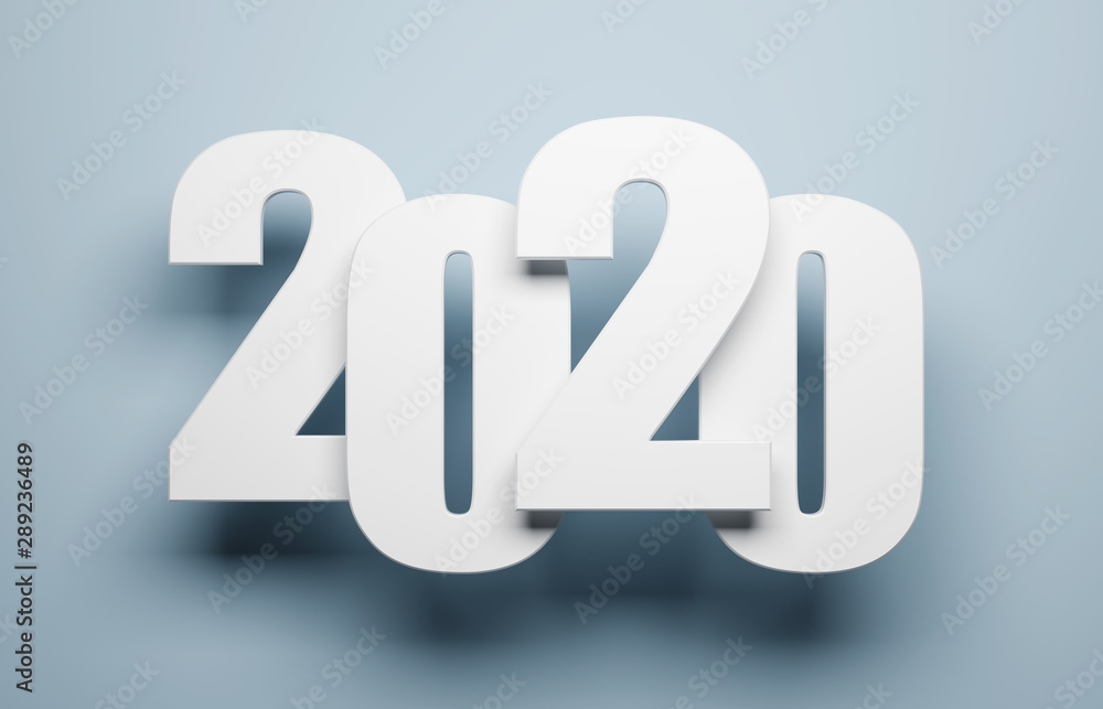 2020 Happy new year creative design background or greeting card 2020 Happy new year creative design background or greeting card