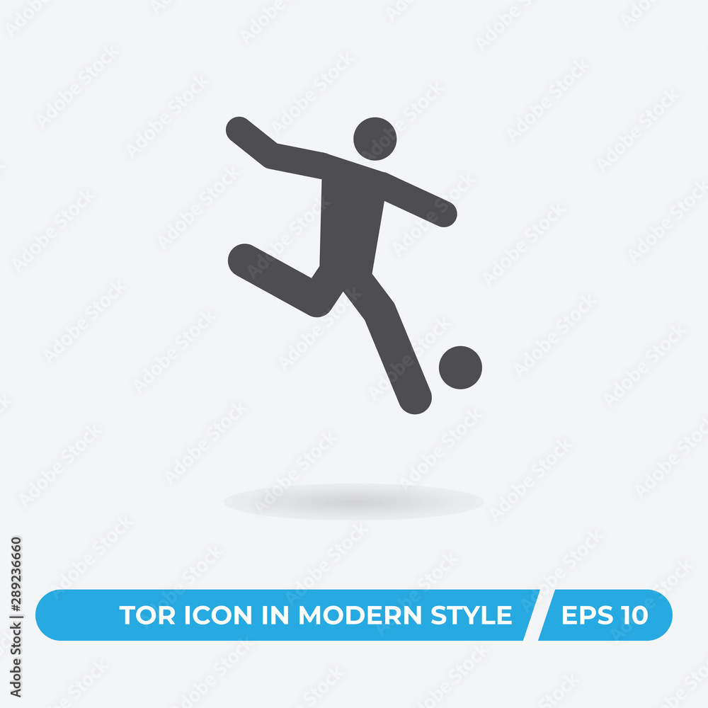 Football player vector icon, simple sign for web site and mobile app. Football player vector icon, simple sign for web site and mobile app.