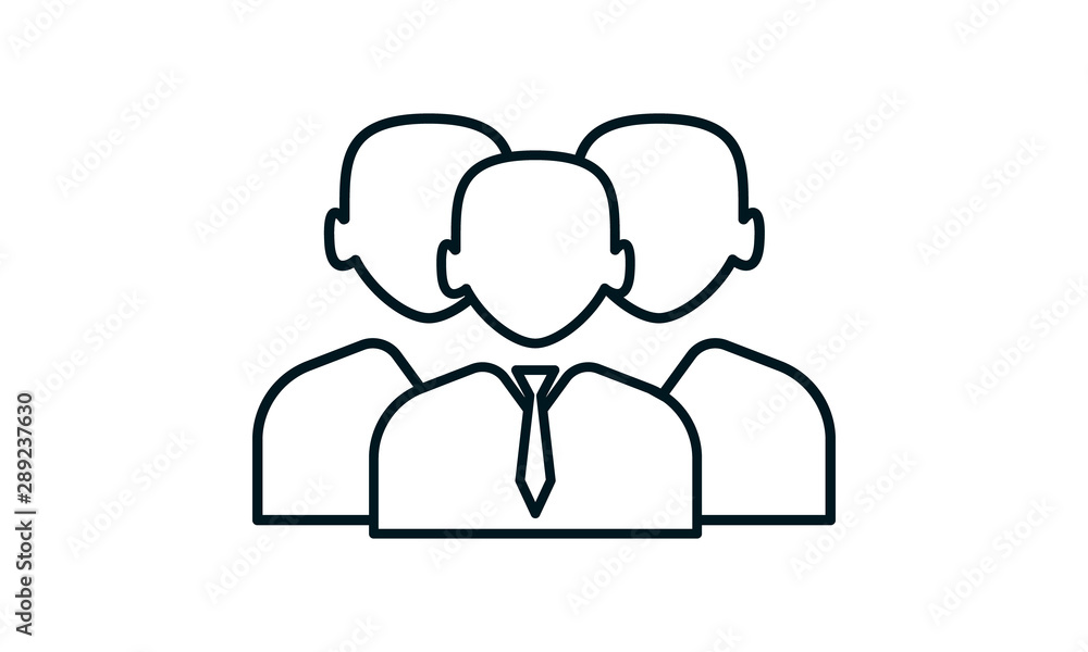 Working team icon for collaboration and teamwork-related websites or apps Working team icon for collaboration and teamwork-related websites or apps