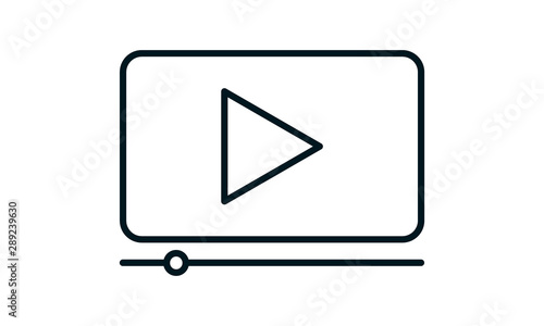 Free Download Video marketing icon for digital advertising and media concepts - GFXLoad