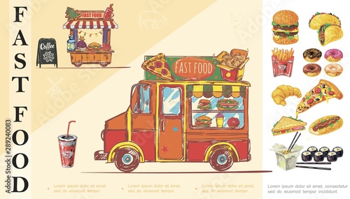 Sketch Fast Food Concept