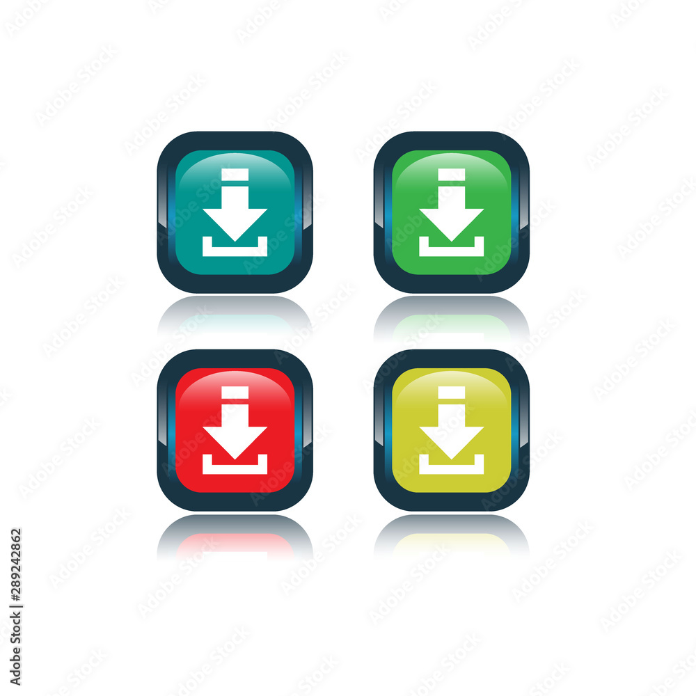 Click here vector buttons collection. Internet clicking button icons Click here vector buttons collection. Internet clicking button icons