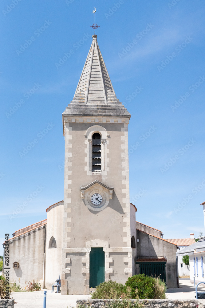 church of Noirmoutier island in Vendée West of France