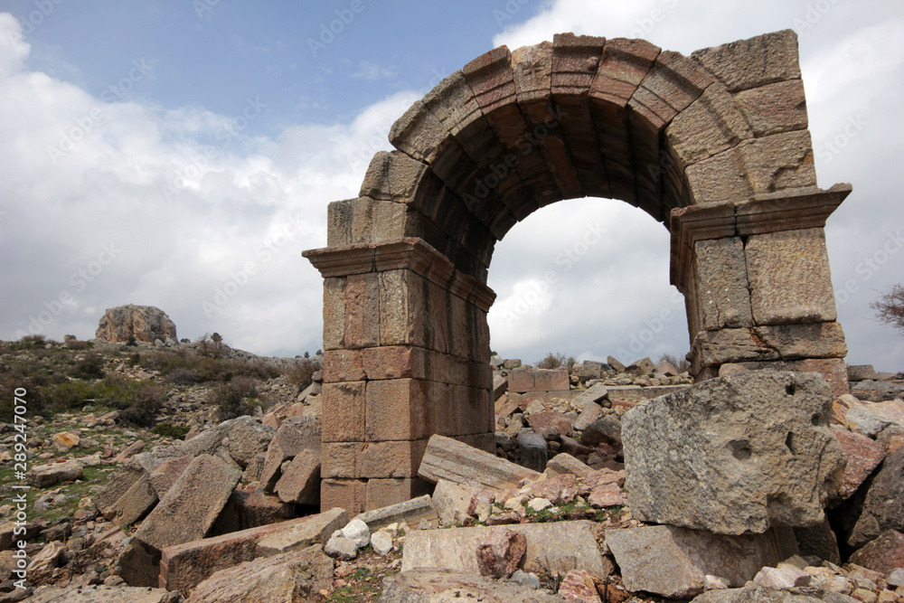 Ancient ruins Konya - Bozkır - Zengibar Castle