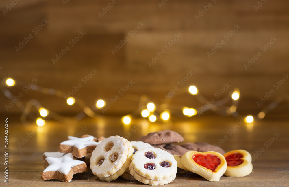 Fototapeta premium Delicious Christmas cookies