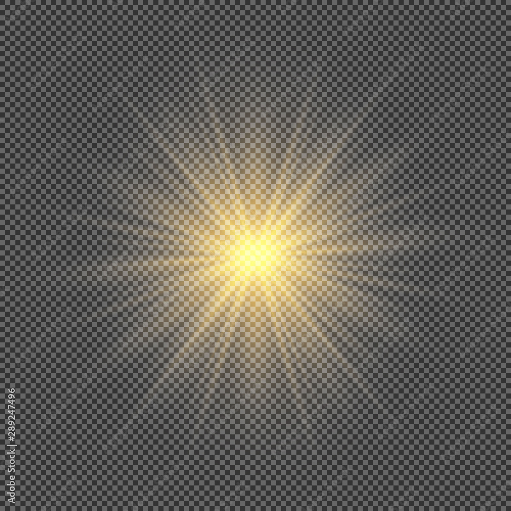 Light flare special effect with rays of light and magic sparkles. Glow transparent vector light effect set, explosion, glitter, spark, sun flash Light flare special effect with rays of light and magic sparkles. Glow transparent vector light effect set, explosion, glitter, spark, sun flash