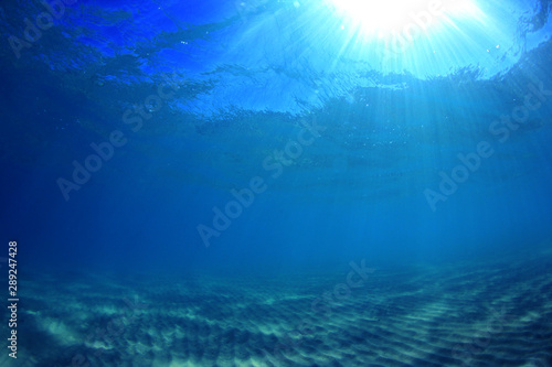 Abstract underwater blue background  © Richard Carey